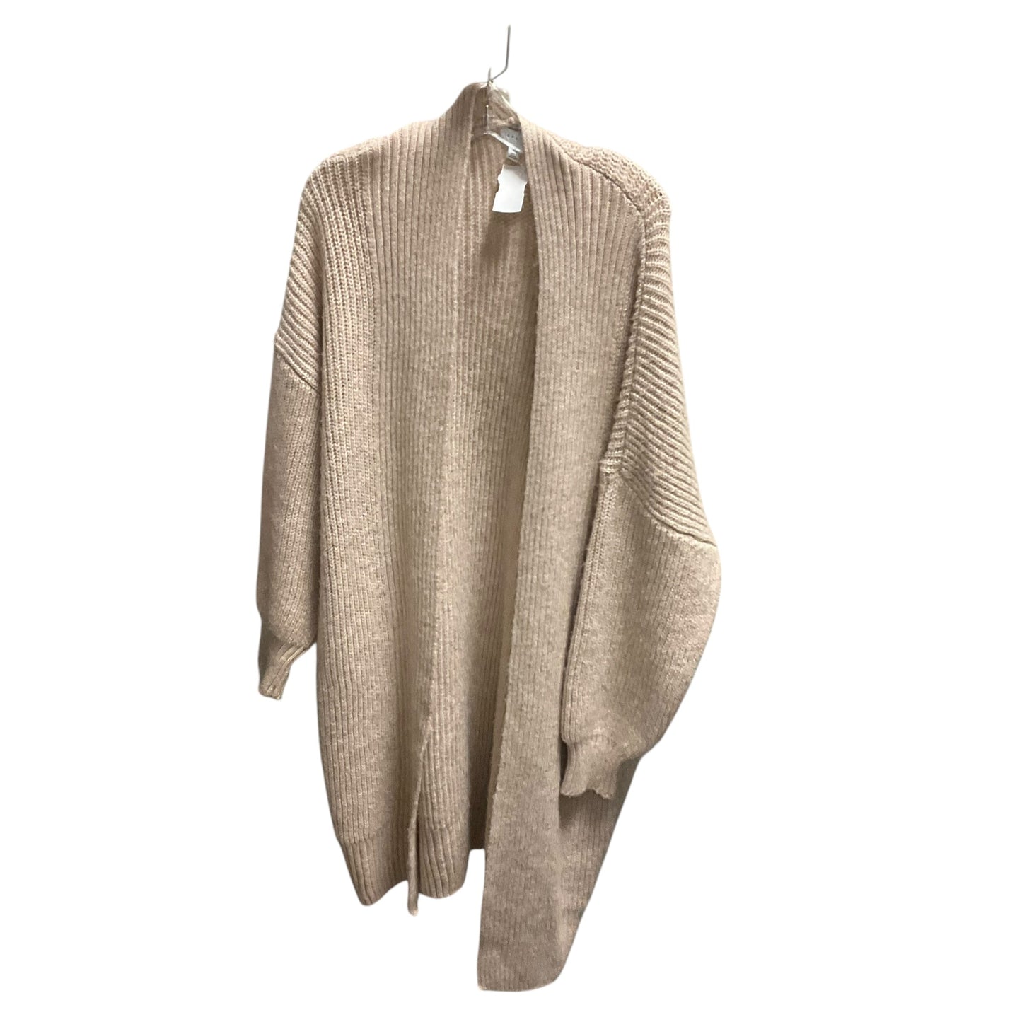 Sweater Cardigan By Top Shop In Beige, Size: 12