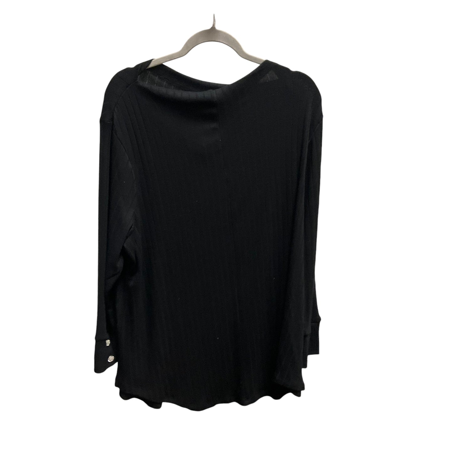 Top Long Sleeve By Lane Bryant In Black, Size: 18