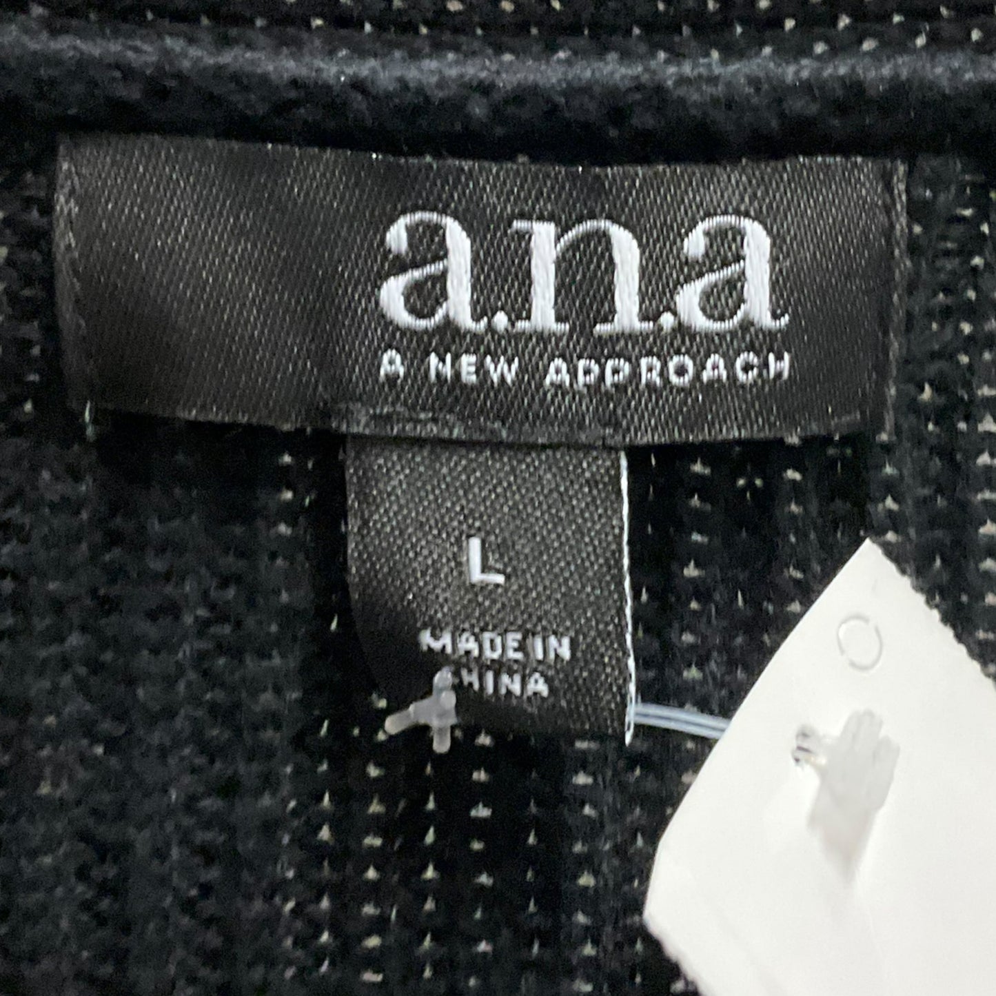 Sweater By Ana In Black, Size: L