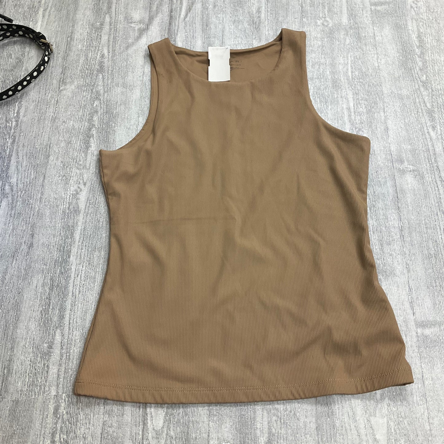 Top Sleeveless By Tahari By Arthur Levine In Tan, Size: Sp