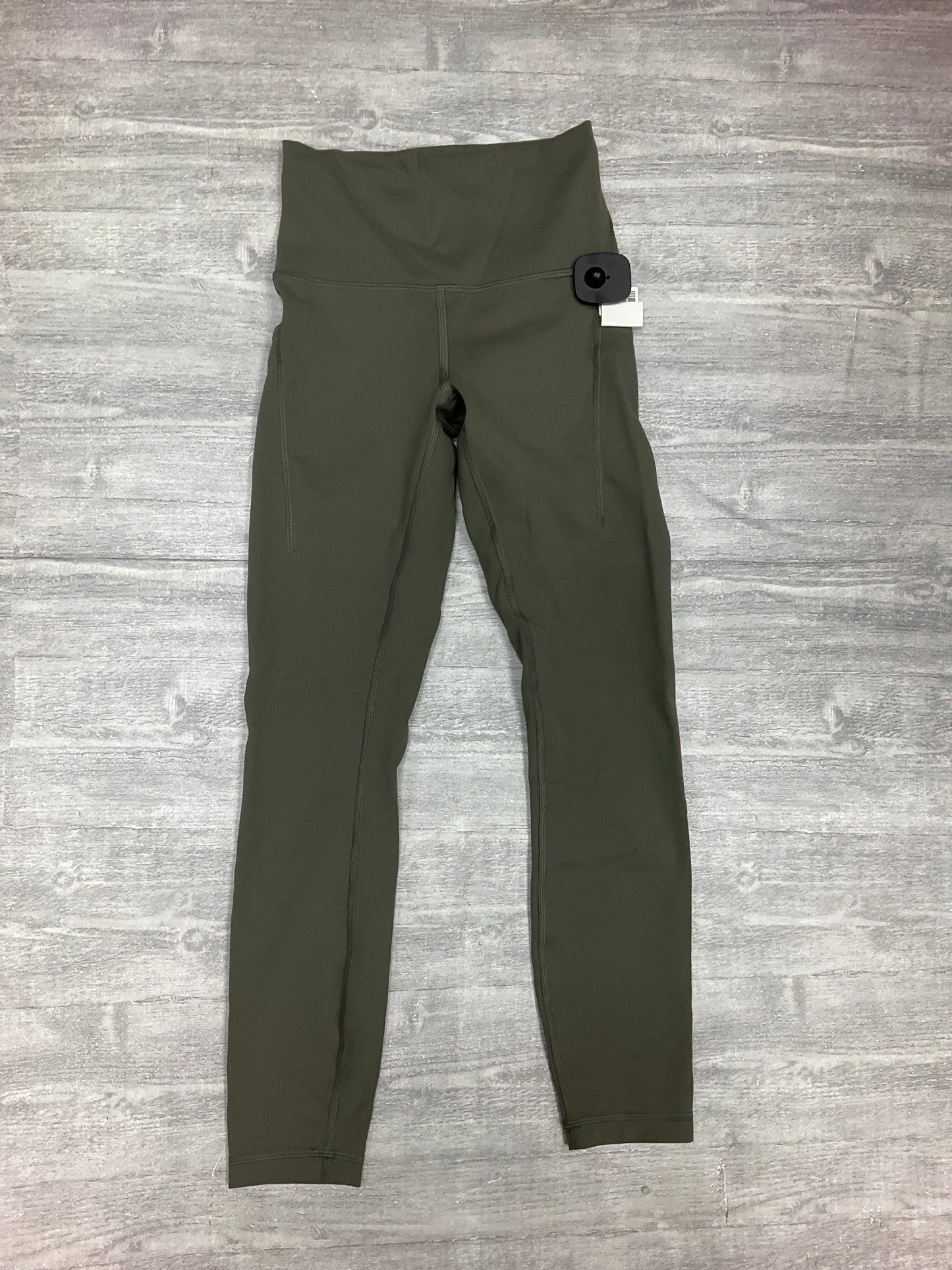 Athletic Leggings By Lululemon In Green, Size: 4