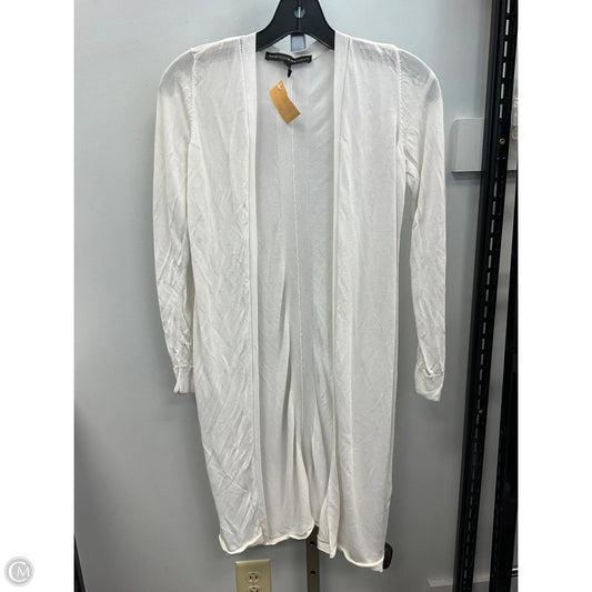Cardigan By White House Black Market In White, Size: Xs