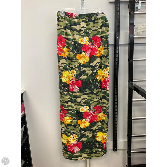 Skirt Maxi By Absolutely In Floral Print, Size: 3x