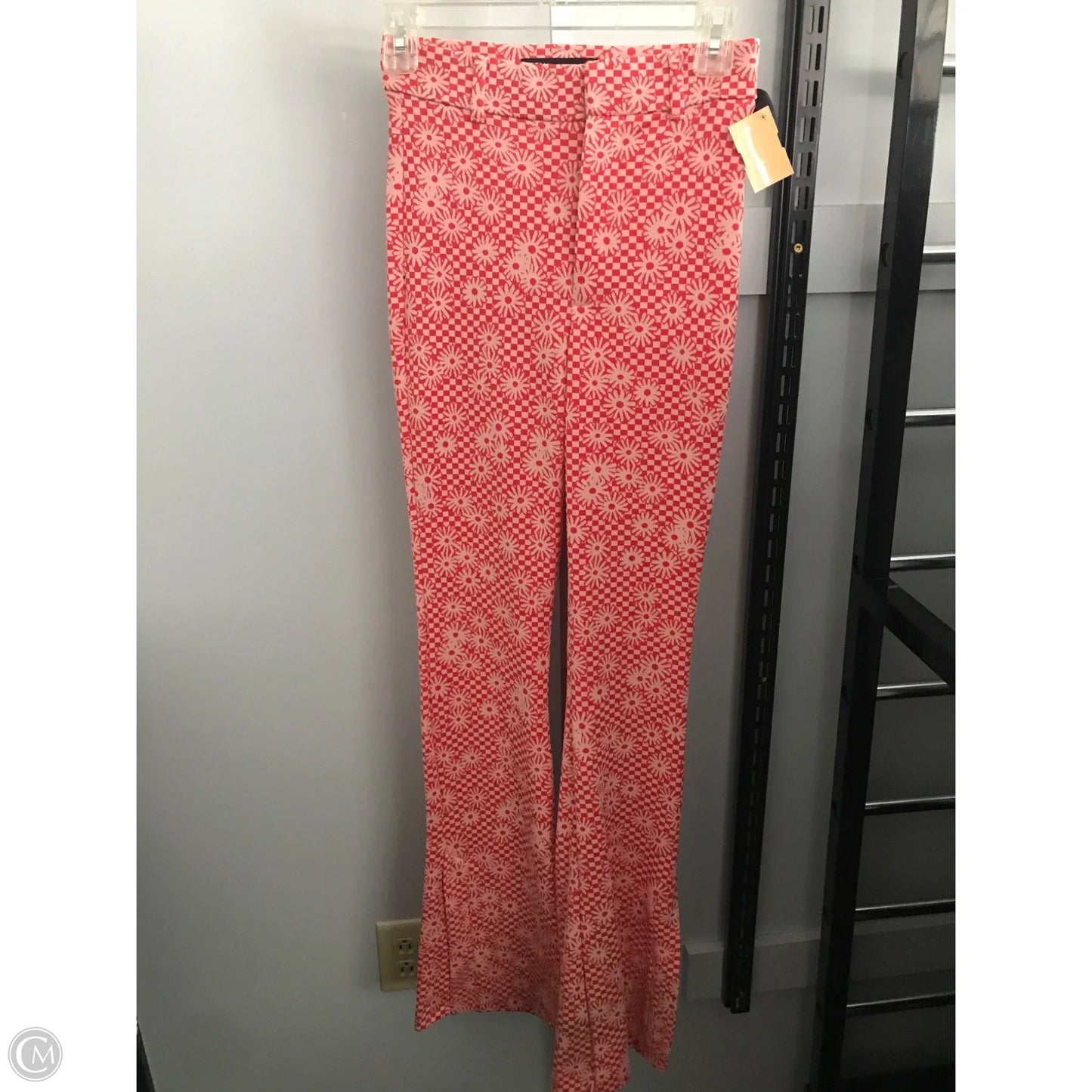 Pants Other By Zara In Pink & Red, Size: Xs