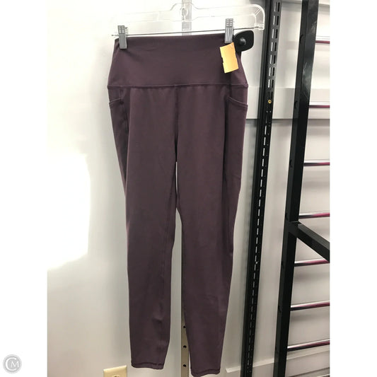 Athletic Leggings By Rbx In Purple, Size: M