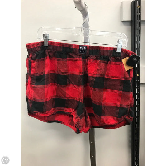 Pajama Pants By Gap In Plaid Pattern, Size: L