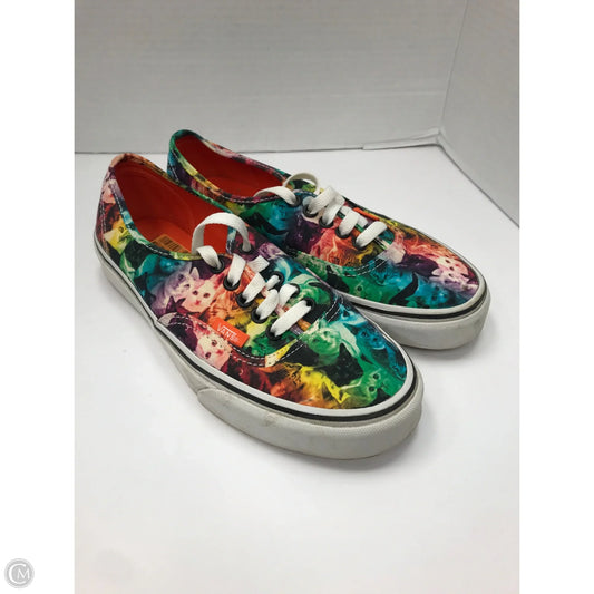 Shoes Sneakers By Vans In Multi-colored, Size: 8