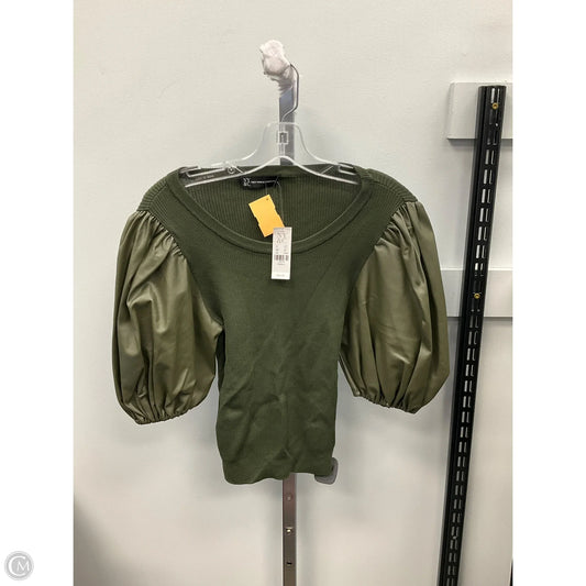 Top Short Sleeve By New York And Co In Green, Size: S