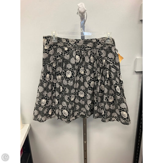 Skirt Mini & Short By French Connection In Black & Cream, Size: 6