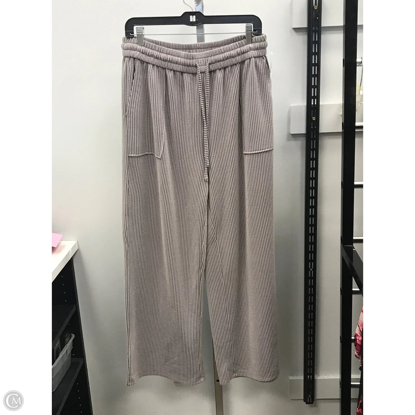 Pants Suit 2pc By Kirundo In Grey, Size: Xl