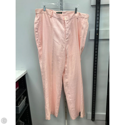 Pants Dress By Lauren By Ralph Lauren In Pink, Size: 20