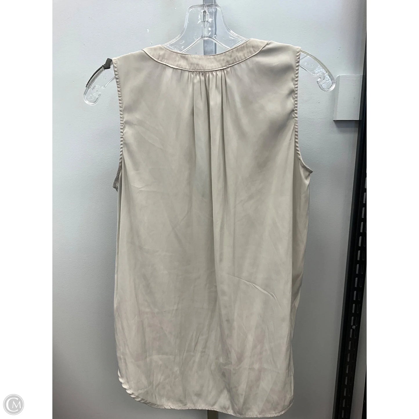 Top Sleeveless By Philosophy In Taupe, Size: M