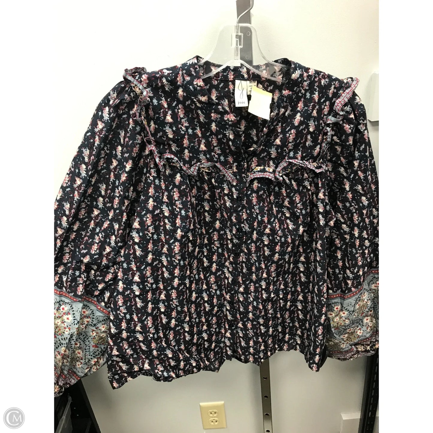 Top Long Sleeve By Joie In Blue, Size: M