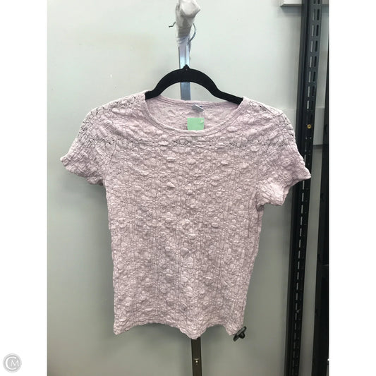 Top Short Sleeve By Old Navy In Purple, Size: S