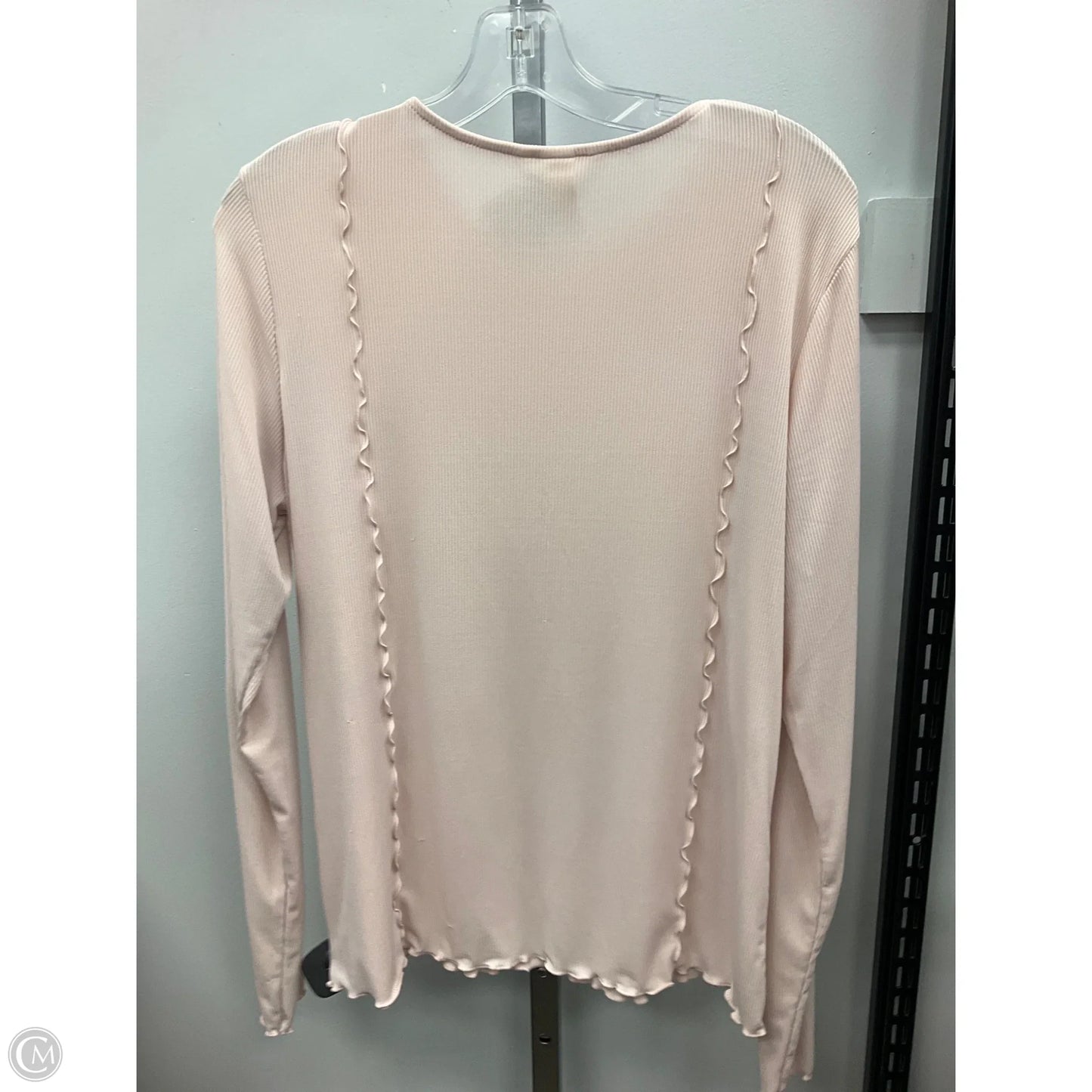 Top Long Sleeve Basic By H&m In Pink, Size: L