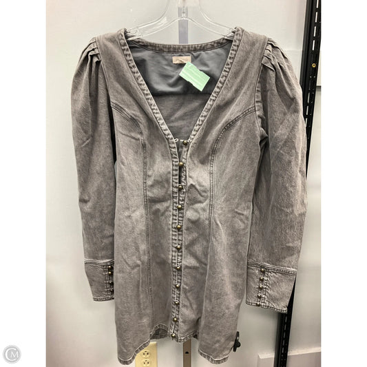 Dress Casual Short By Pilcro In Grey Denim, Size: M