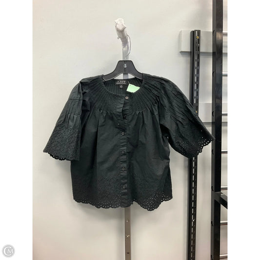 Top Short Sleeve By J. Crew In Black, Size: Xs