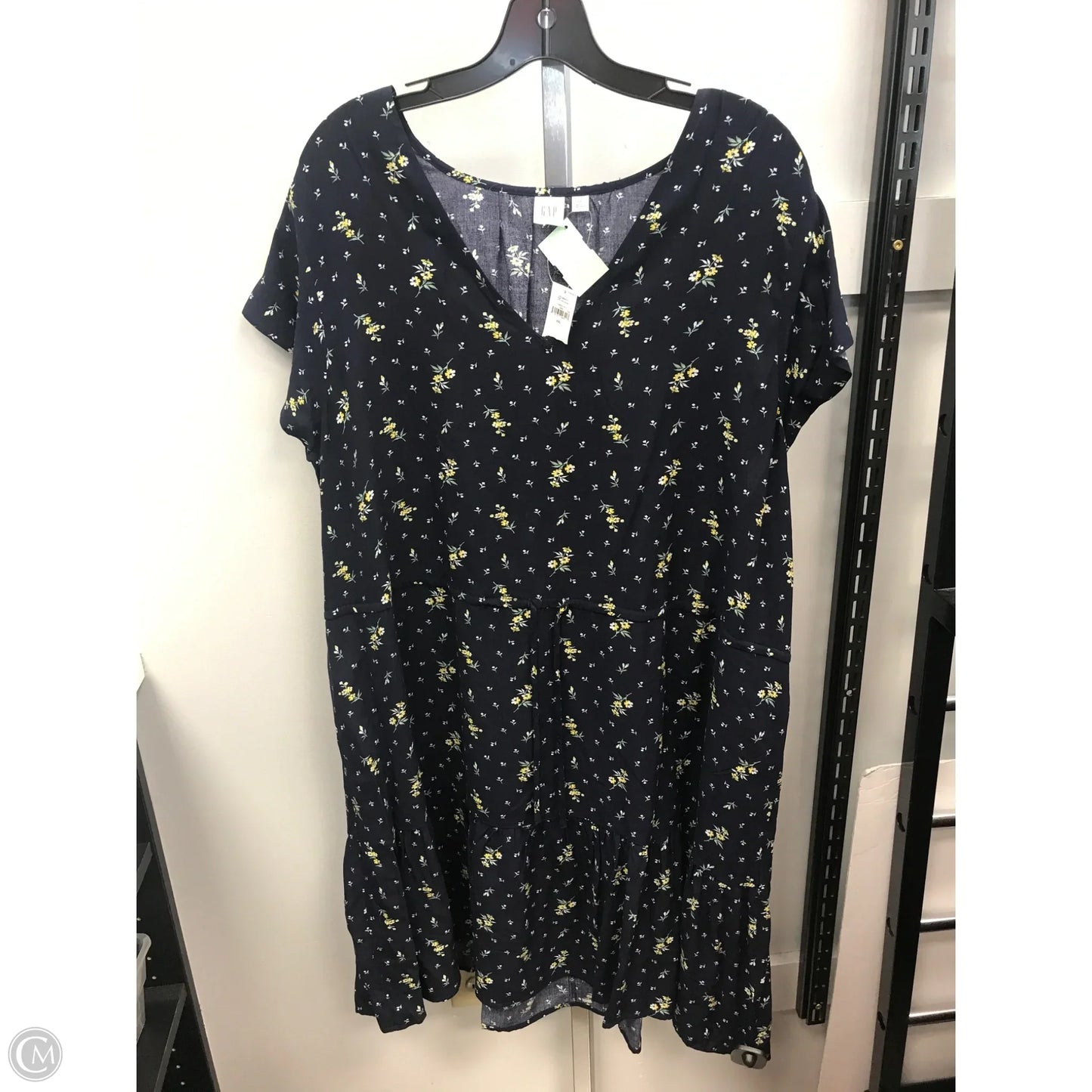 Dress Casual Midi By Gap In Blue, Size: Xxl