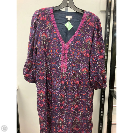 Dress Casual Short By J. Jill In Purple, Size: Mp