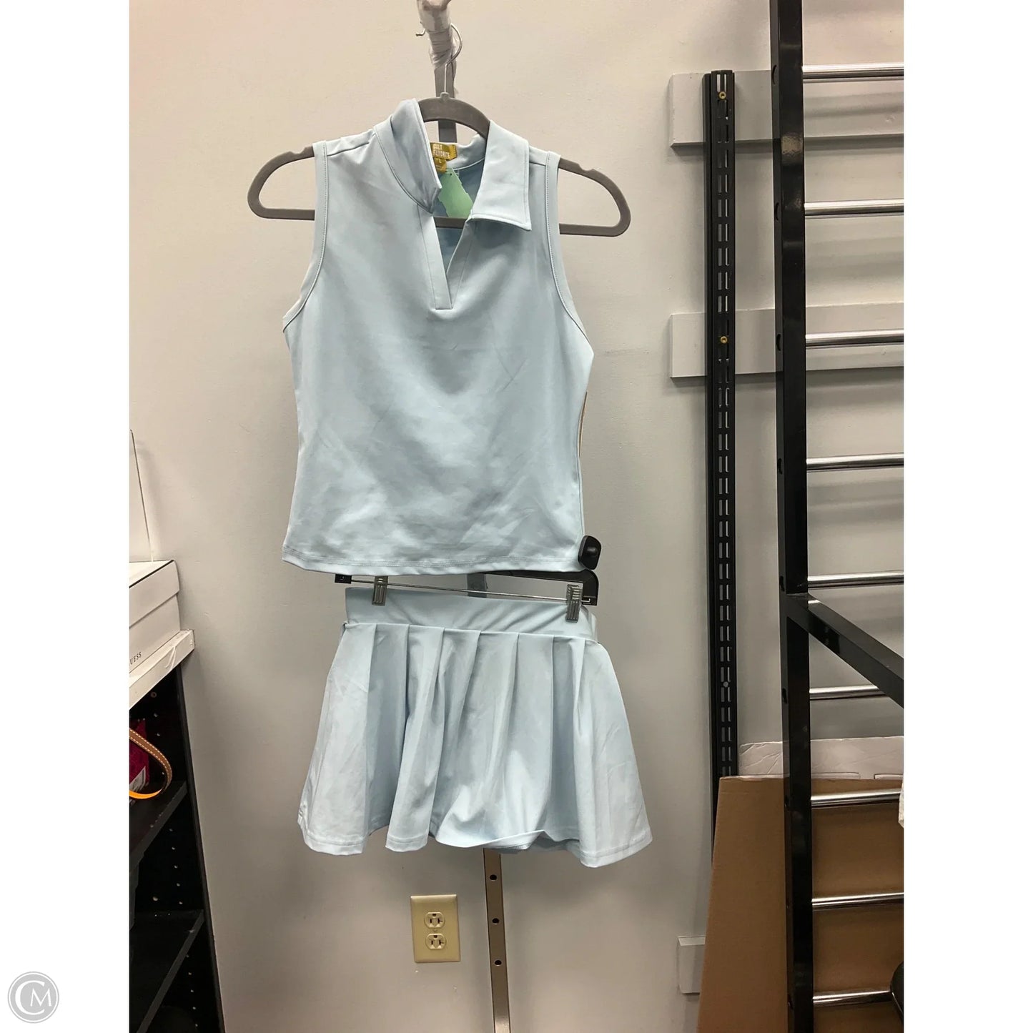 Skort 2pc Set By Clothes Mentor In Blue, Size: L