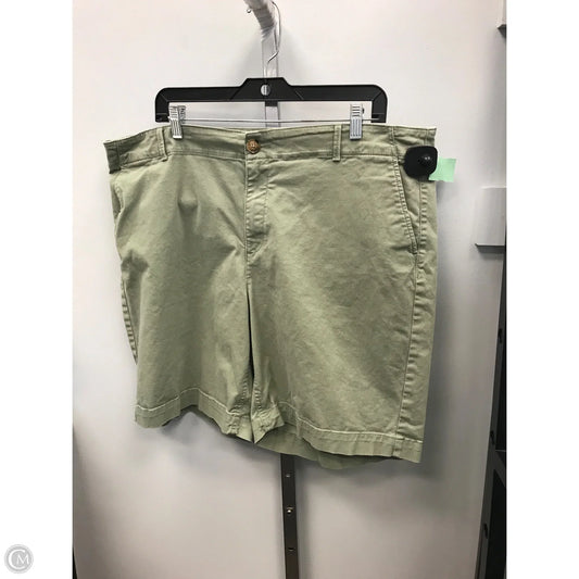 Shorts By Loft In Green, Size: 18