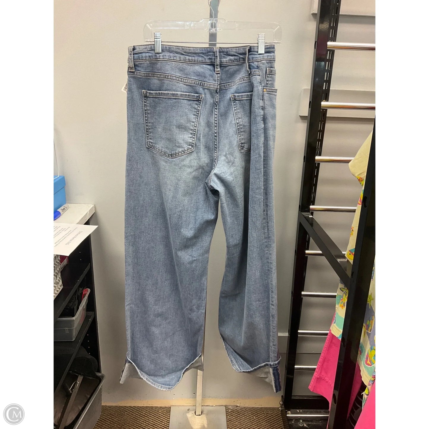 Jeans Wide Leg By Kut In Blue, Size: 16