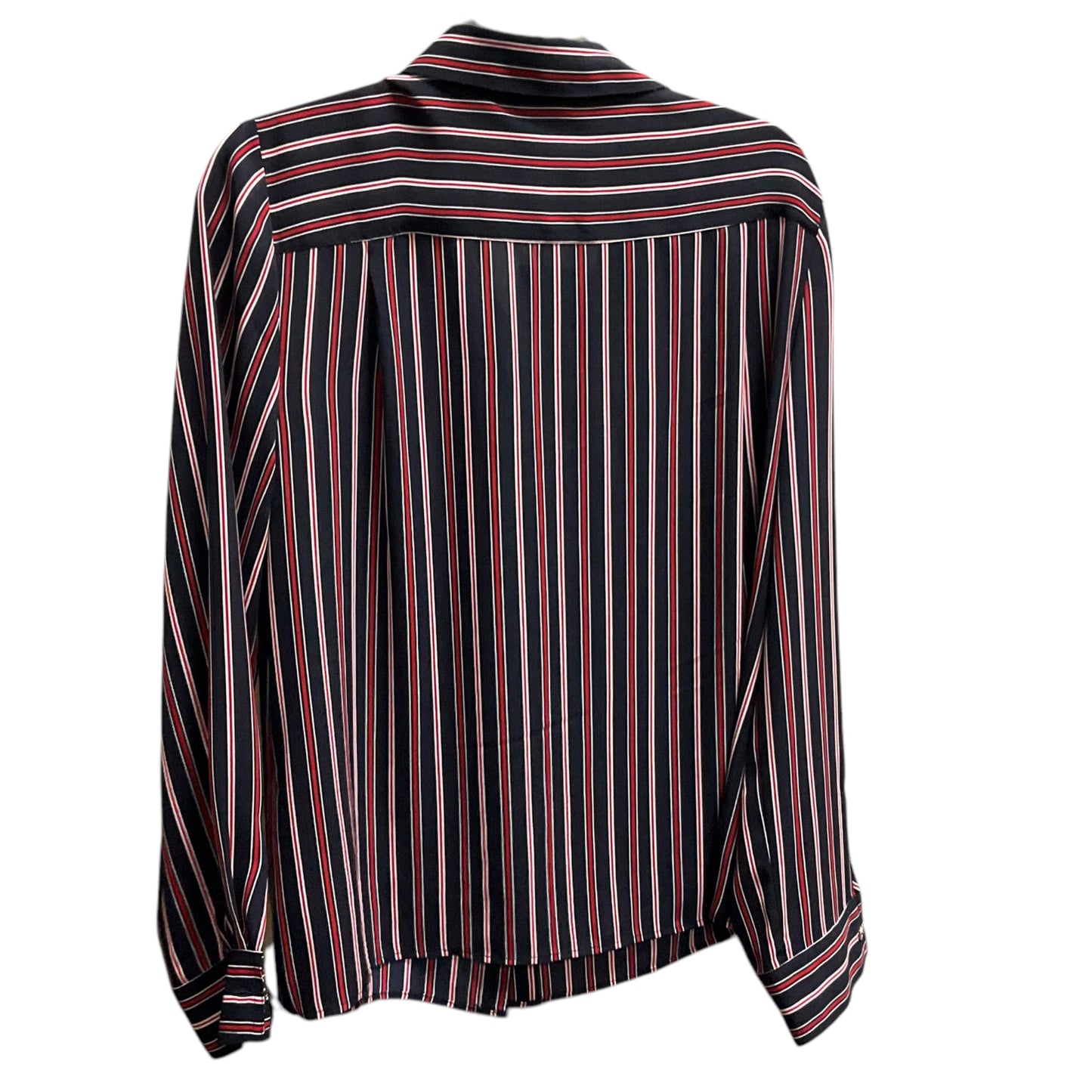 Top Long Sleeve By Tommy Hilfiger In Striped Pattern, Size: L