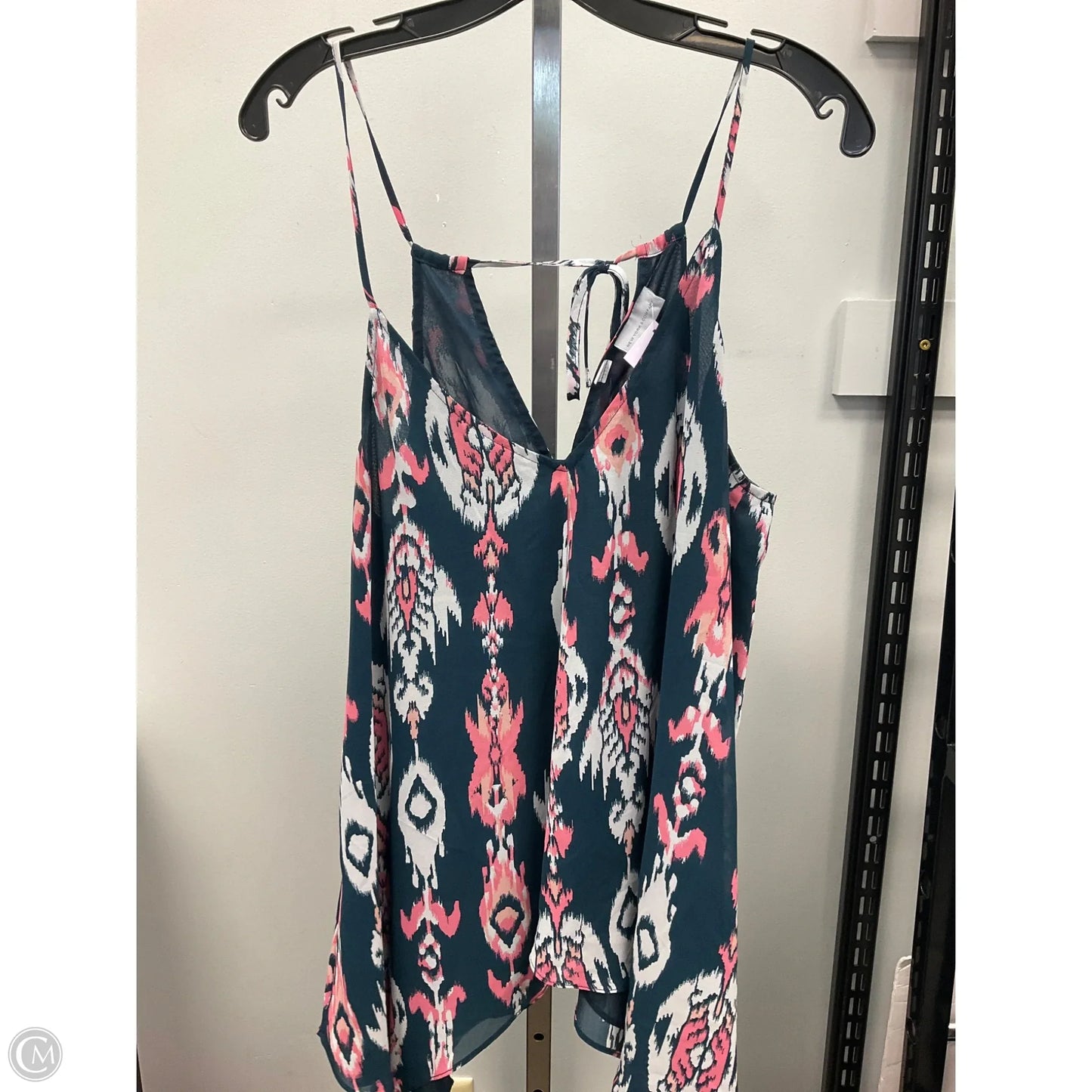 Top Sleeveless By New York And Co In Blue & Pink, Size: M