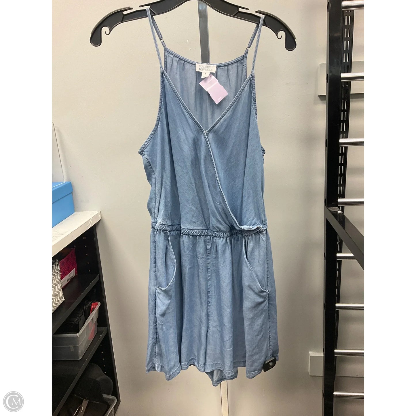 Romper By Market & Spruce In Blue, Size: M