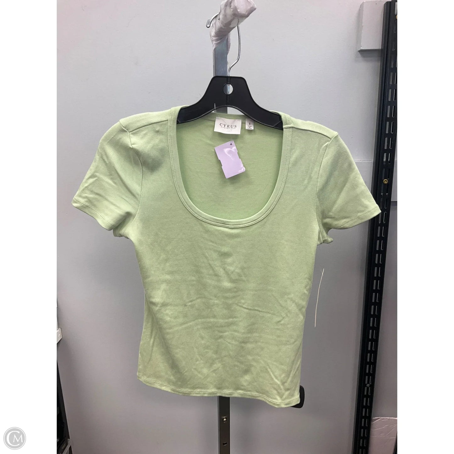 Top Short Sleeve Basic By Cyrus In Green, Size: S