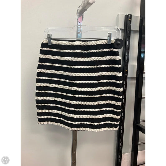 Skirt Mini & Short By Max Studio In Black & White, Size: S