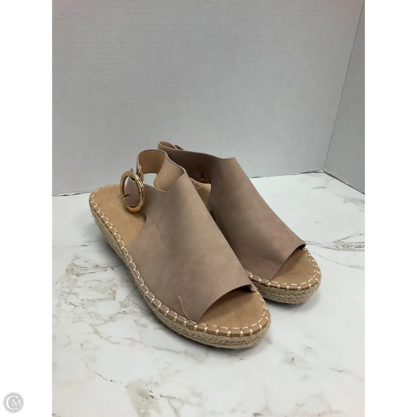 Shoes Heels Wedge By Catherine Malandrino In Tan, Size: 9