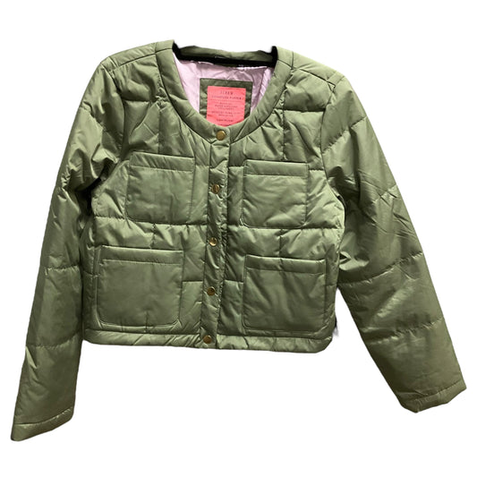 Jacket Puffer & Quilted By J. Crew In Green, Size: S