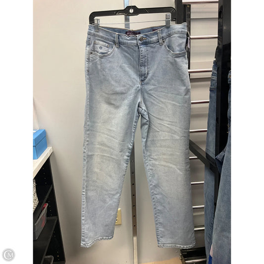 Jeans Straight By Gloria Vanderbilt In Blue, Size: 14