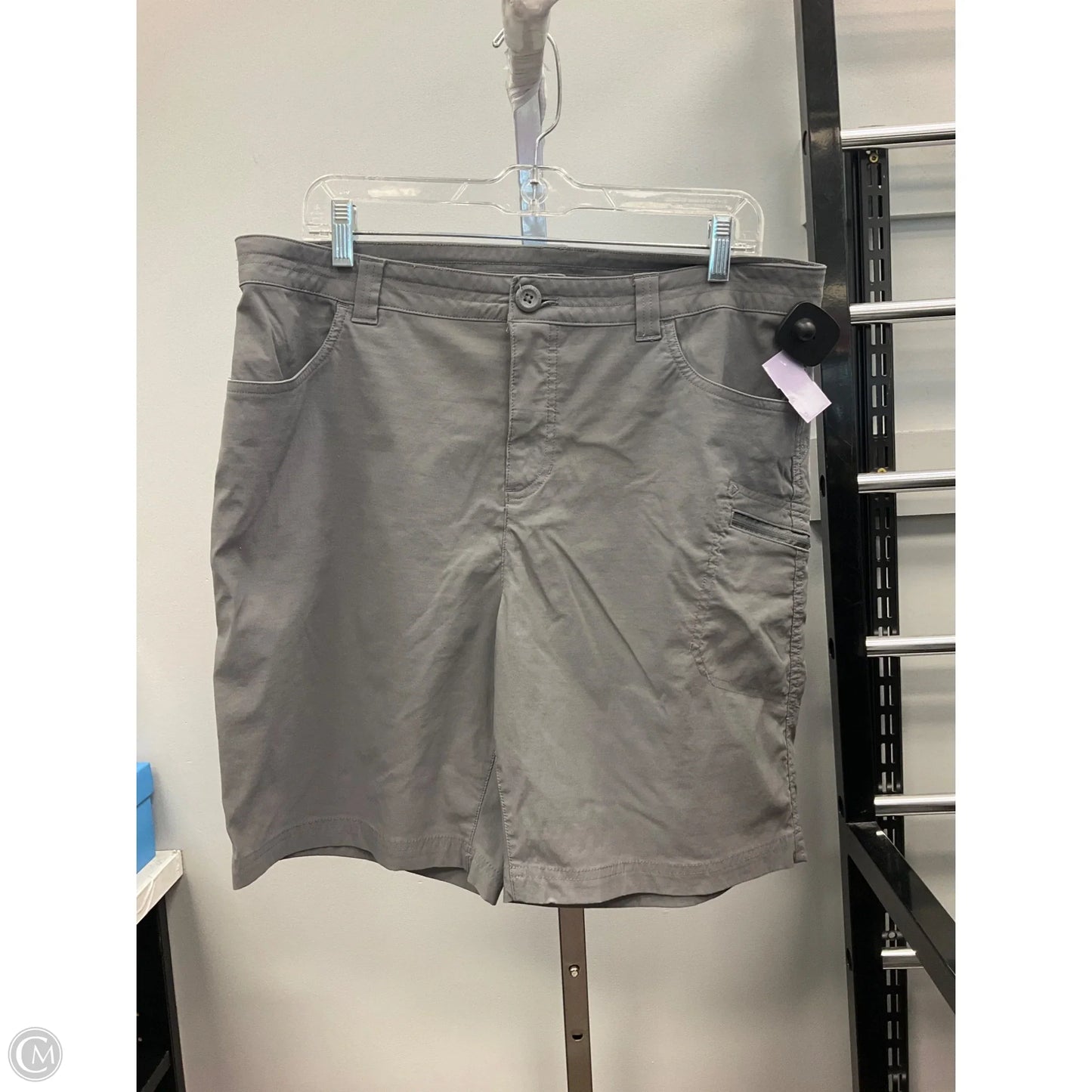 Shorts By Eddie Bauer In Grey, Size: 14