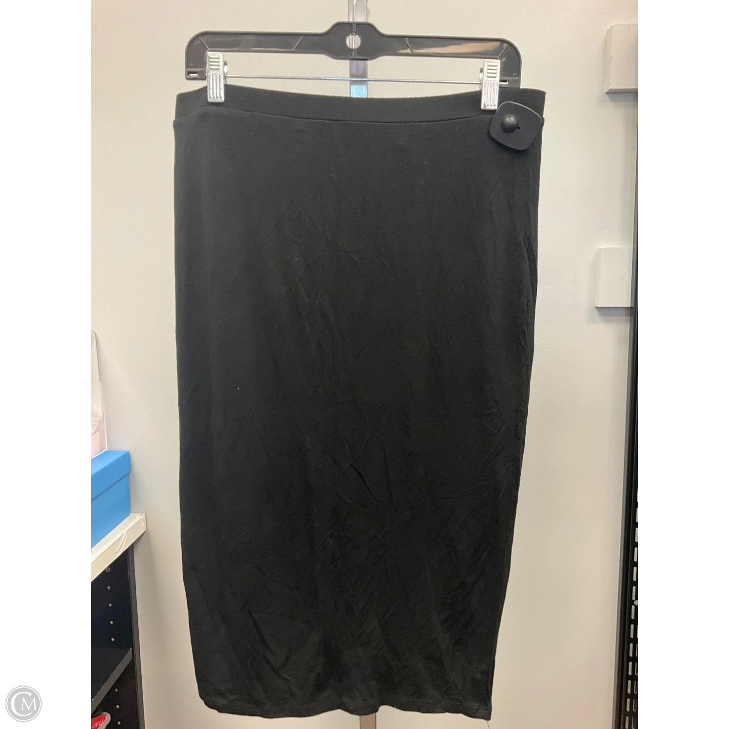 Skirt Midi By Matty M In Black, Size: L