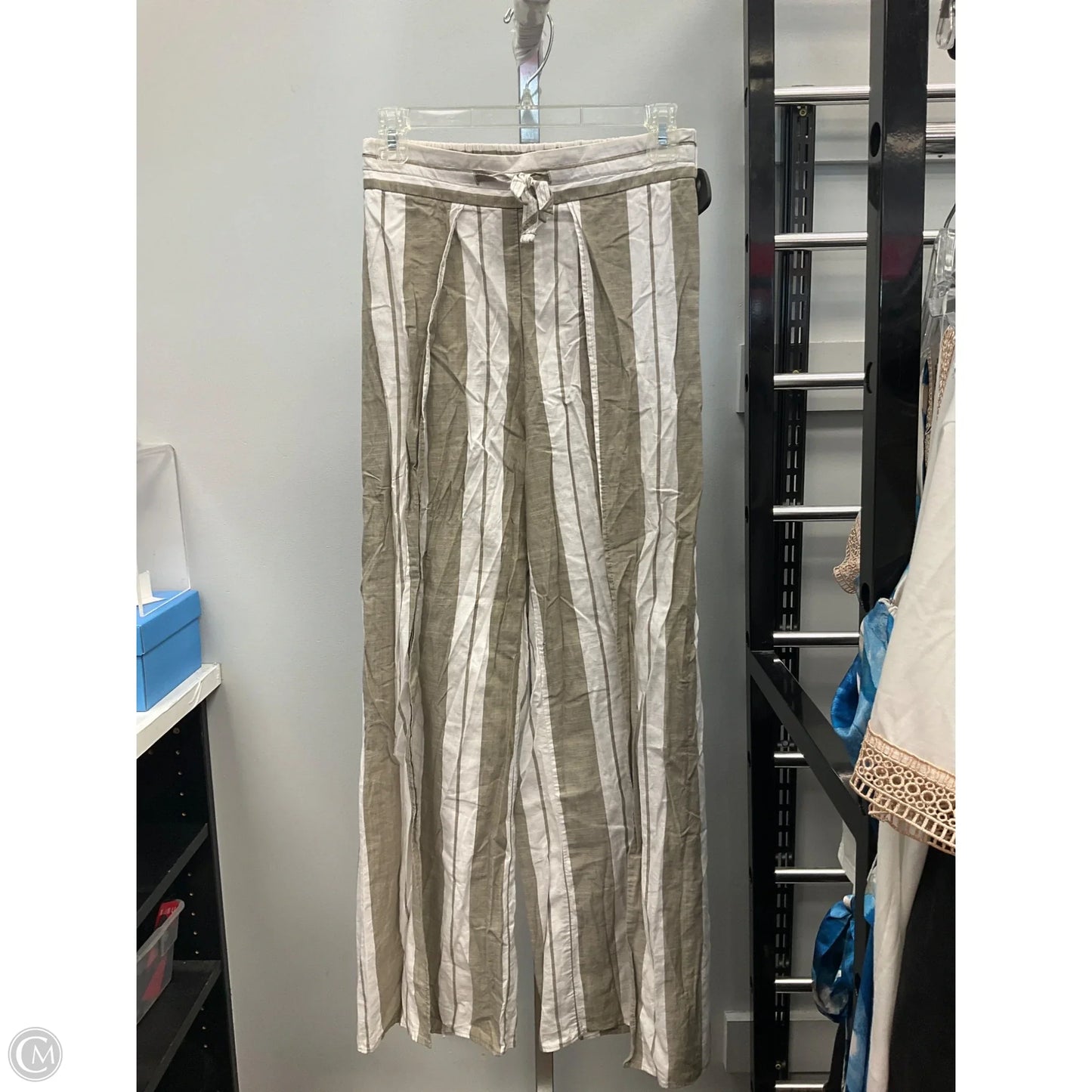 Pants Other By Express In Green & White, Size: Xs