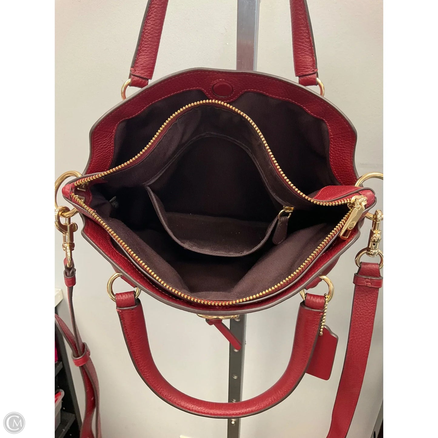 Crossbody Designer By Coach, Size: Medium