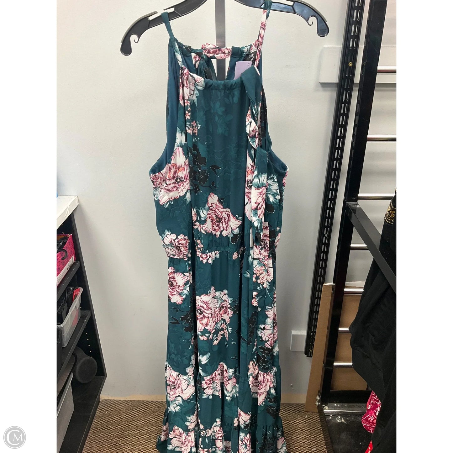 Dress Casual Maxi By City Chic In Teal, Size: 16