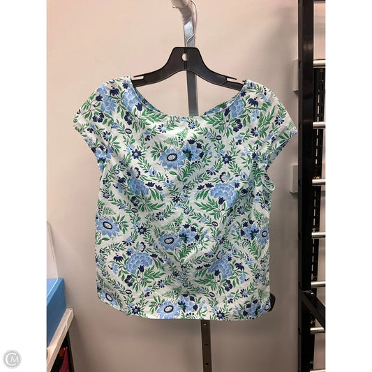 Top Sleeveless By Talbots In Blue & Green, Size: Mp