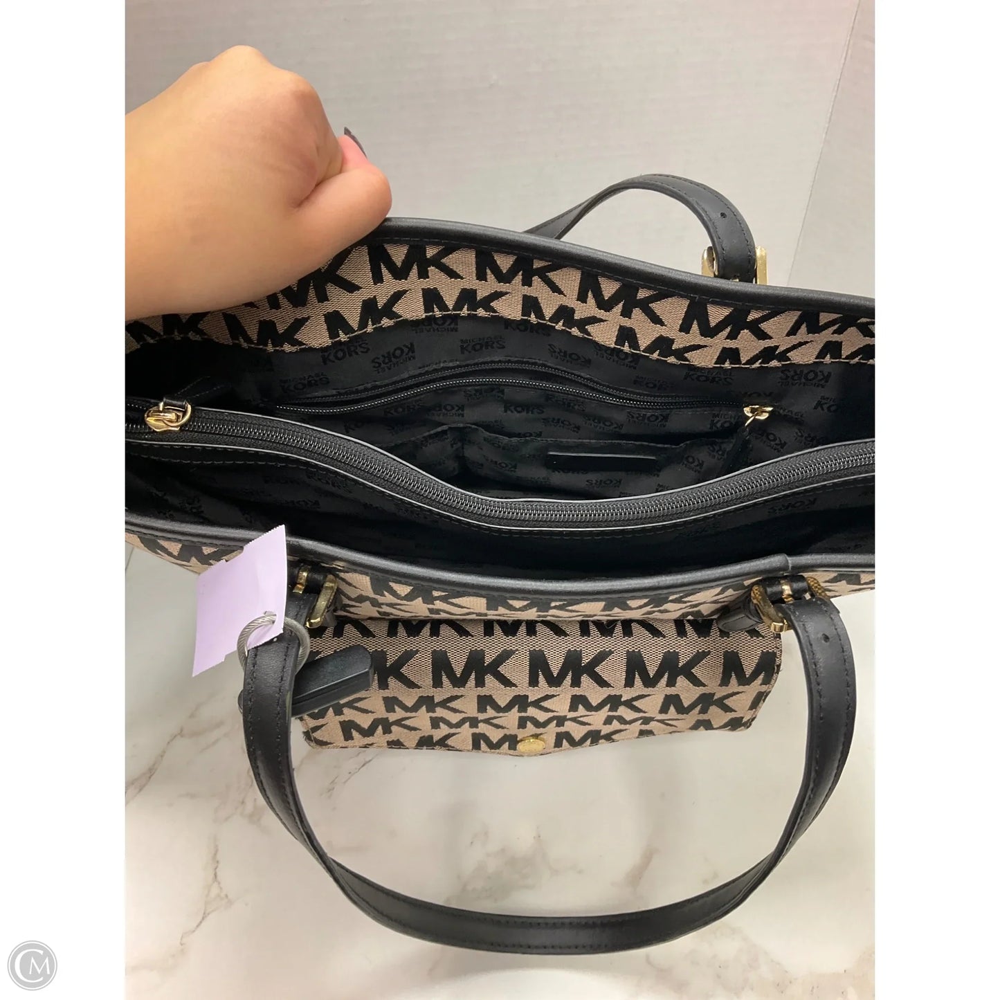 Handbag Designer By Michael Kors, Size: Medium