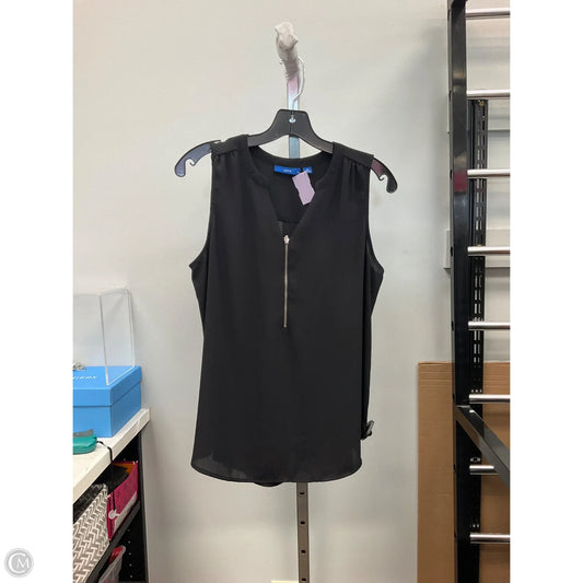 Top Sleeveless By Apt 9 In Black, Size: M