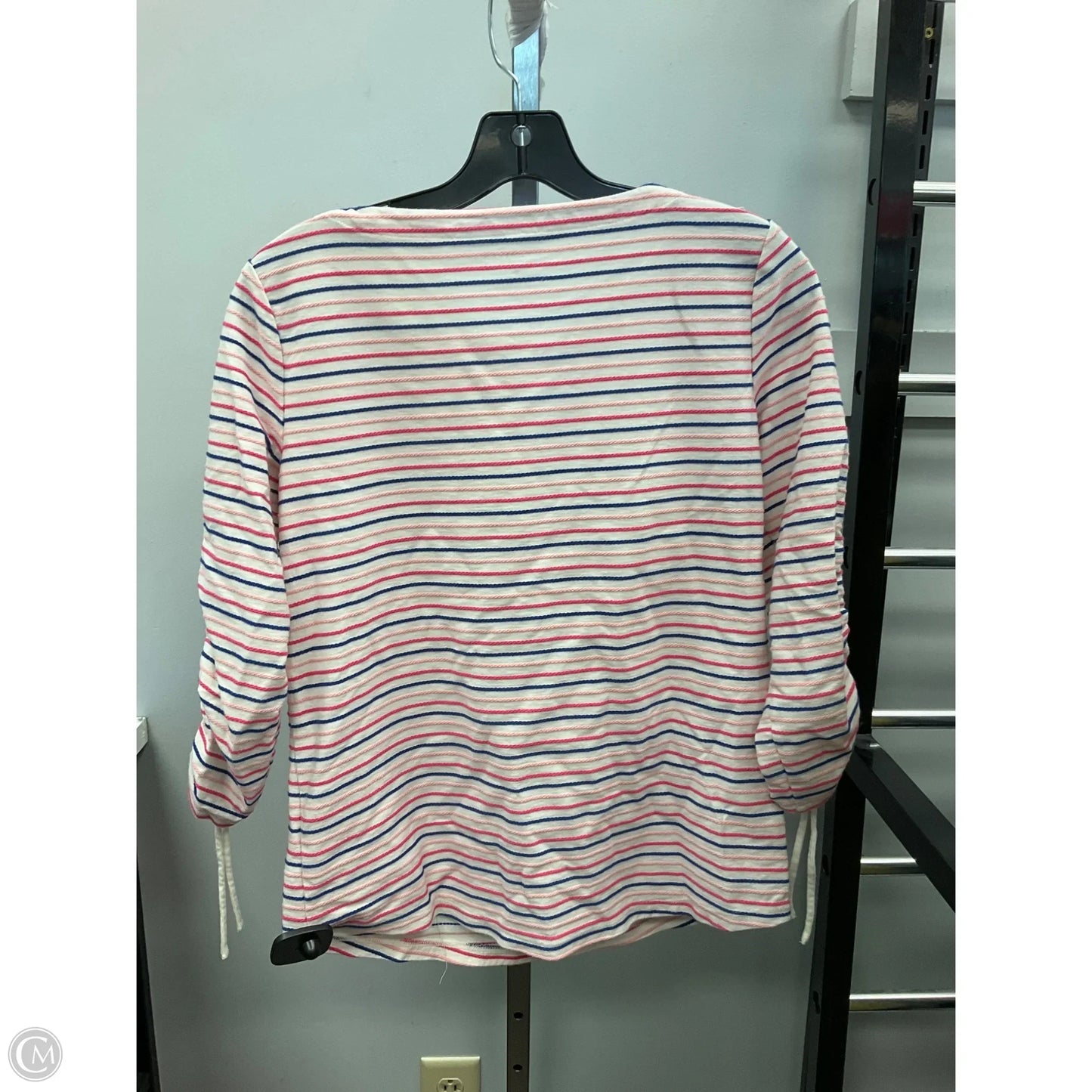 Top Long Sleeve By Talbots In Striped Pattern, Size: Sp
