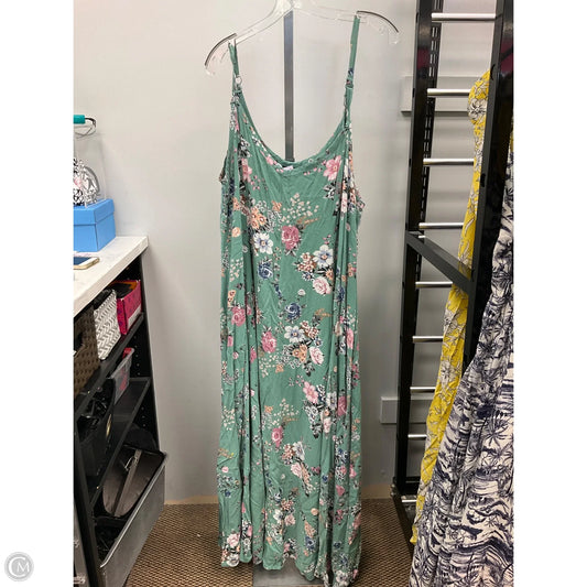 Dress Casual Maxi By Torrid In Green, Size: 3x