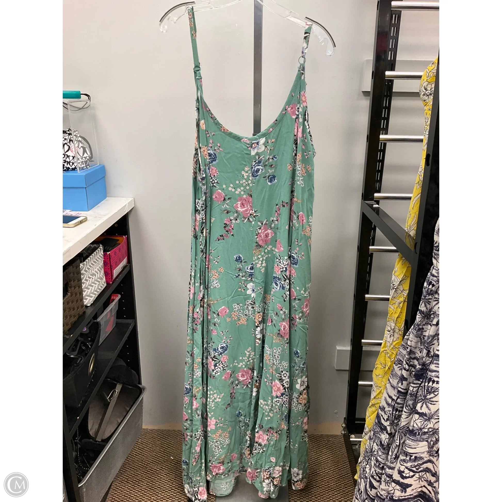 torrid green dress Torrid Sz 3 Super Soft Olive Green Midi Dress