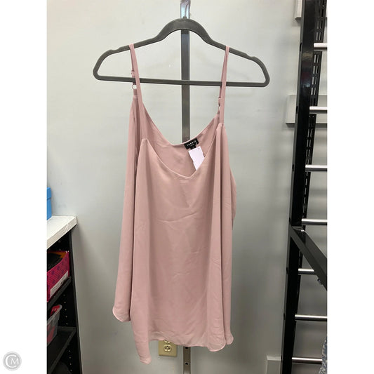 Top Sleeveless By Torrid In Pink, Size: 3x