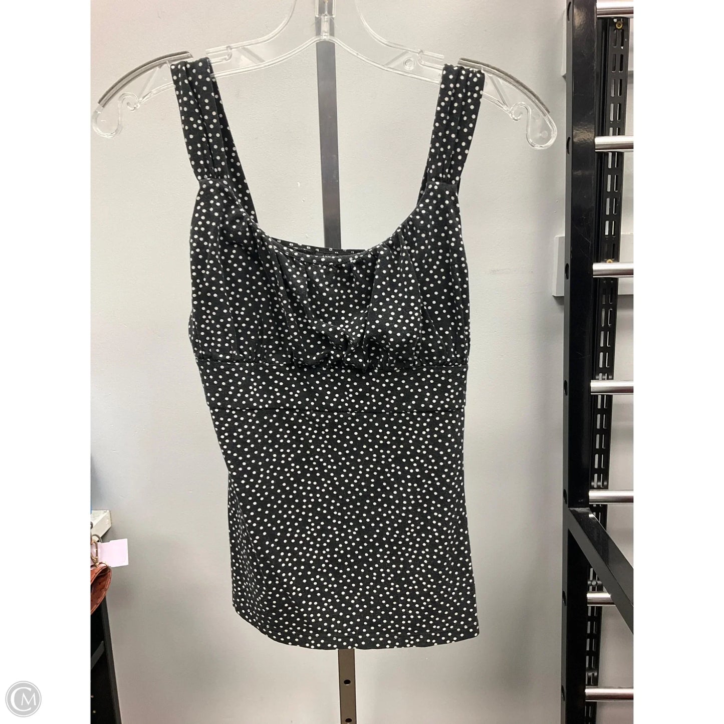 Top Sleeveless By Ann Taylor In Polkadot Pattern, Size: Xs