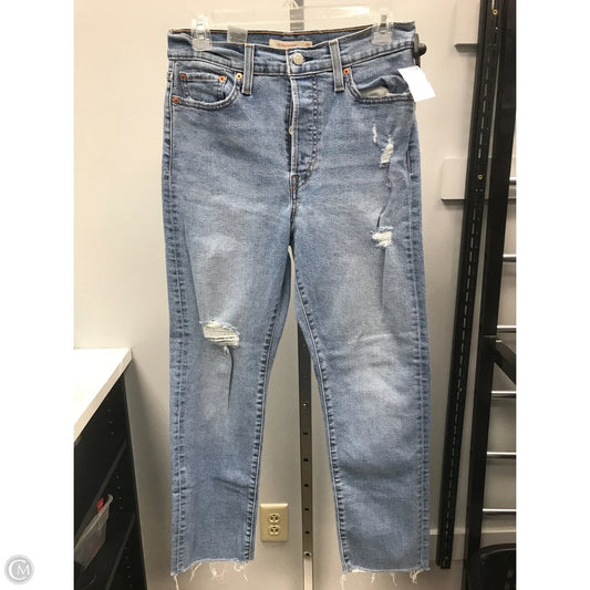 Jeans Straight By Levis In Blue, Size: 8