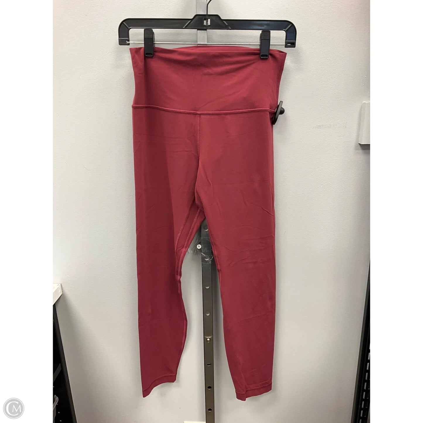 Athletic Leggings By Lululemon In Maroon, Size: 8