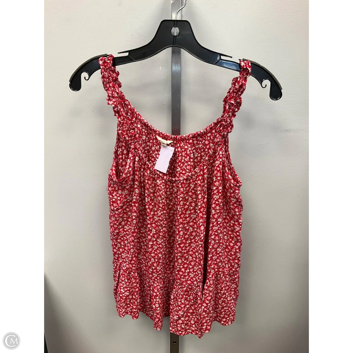 Top Sleeveless By Sim & Sam In Red, Size: M